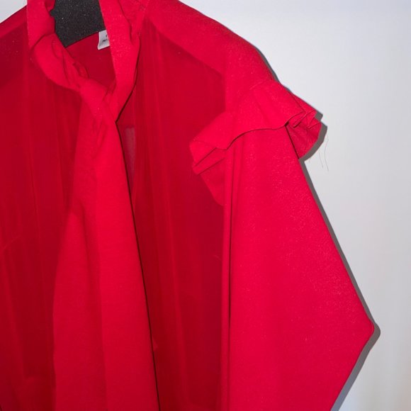 VETEMENTS Spring 2016  Runway Over-Sized Red Dress - Picture 4 of 15